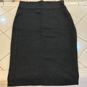 Black comfy pencil skirt